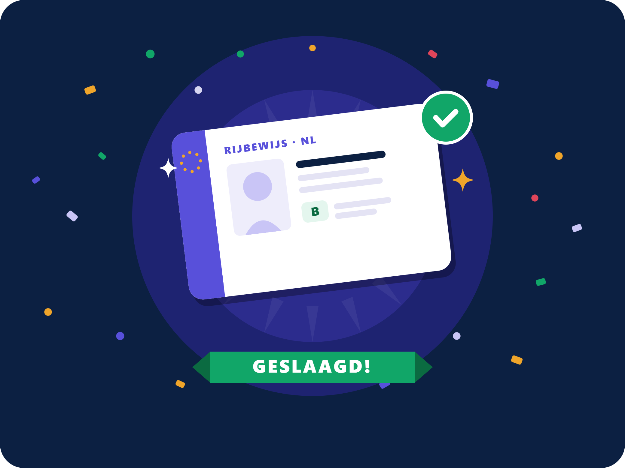 Geslaagd voor het auto theorie-examen